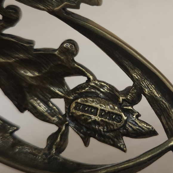 Elegant Blue and Gold Cuff Bracelet - Picture 5 of 5